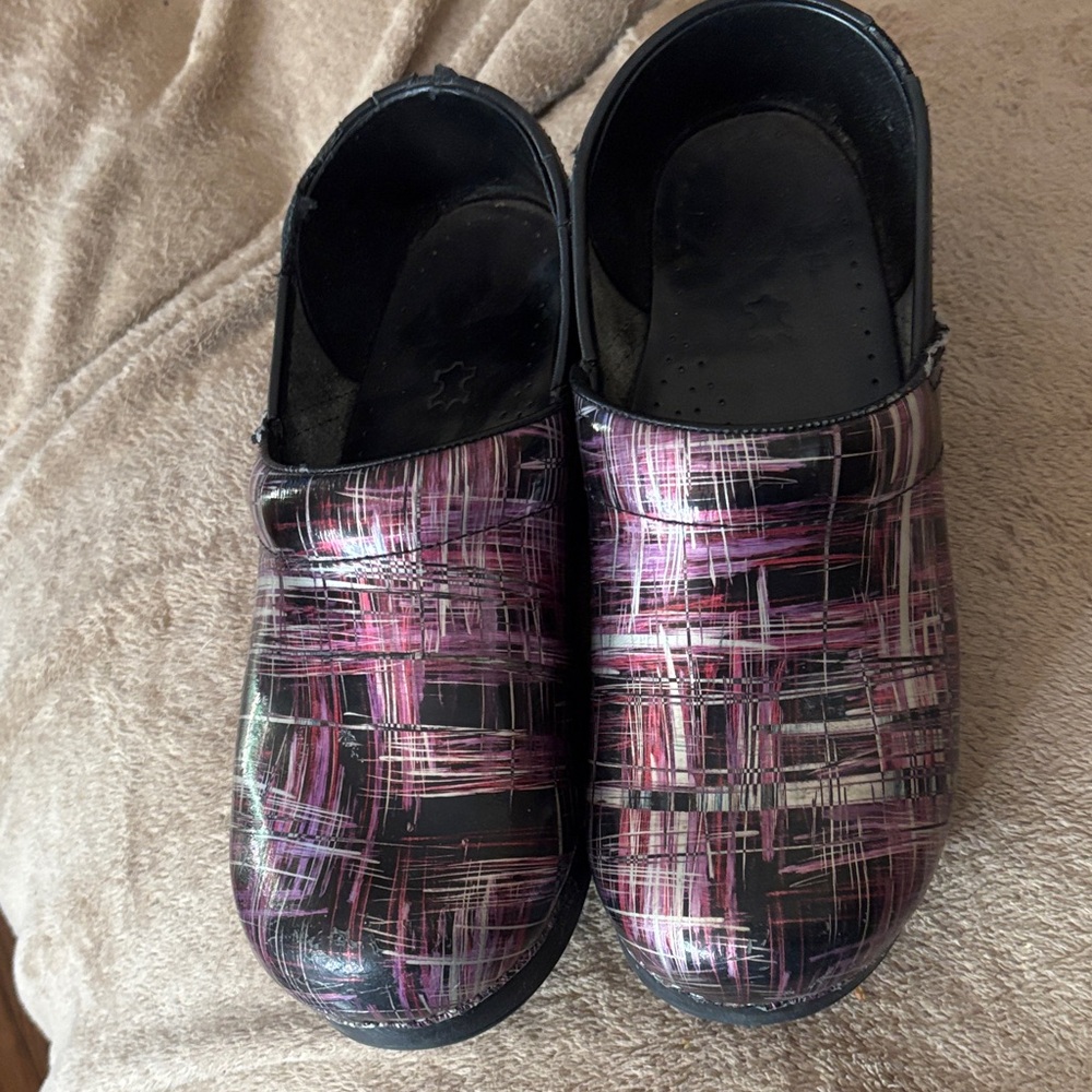Dansko Black Sole Women's Clogs